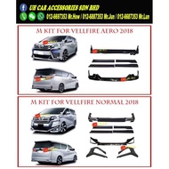 Toyota Alphard Vellfire 2018-2021 normal aero modellista bodykit body kit skirting pp no paint READY STOCK 