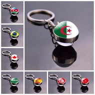 Flag Trinket Saudi Arabia Pakistan Algeria South Korea Brazil Canada Spain Germany Flag Glass Ball K