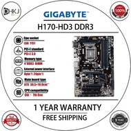 used Gigabyte H170-HD3 Reliable ATX Motherboard for 6th 7th Gen Intel Processors