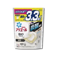 【日本P&amp;G】Ariel BIO新4D炭酸機能活性去污洗衣凝膠球 39顆/袋 白袋微香型