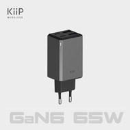 TimeToGo- Kiip Wireless C19E Charger Adapter Head Gan6 Fast Charging 65W 2C+2U Without Cable