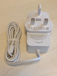 Amazon 原裝 Echo power adapter  (香港三腳插頭） 15W for Echo Dot 3, Echo Dot 4 和 Echo Show 5
