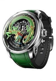 LUCKY HARVEY Dragon Green Automatic Watch 43mm | Casual Watch | Fashion Watch