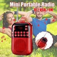 Speaker Radio-Receiver Tf-Card Fm-Radio Stereo Digital Mini Micro Portable Power Off Memory New