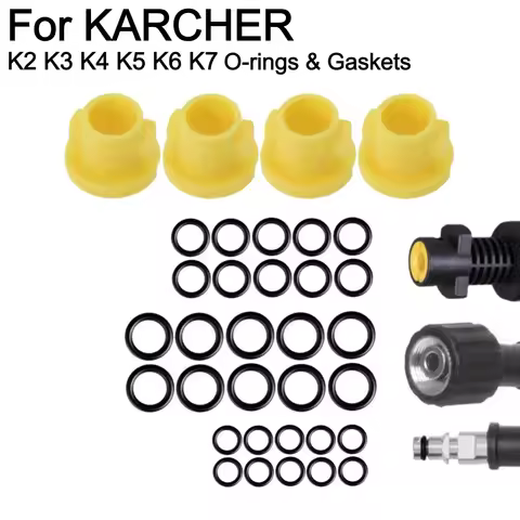 For KARCHER K2 K3 K4 K5 K6 K7 Wand Hose Nozzle Brush Seal O-rings And Caps Spare Parts 2.640-729.0 R