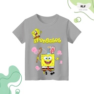 Unisex Children's T-shirts with All Sp0ng3b0b Distro 30s Screen Printing
