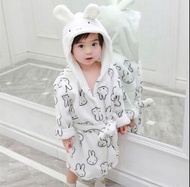 兒童小兔仔珊瑚絨睡袍🐰