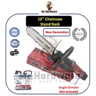 Chainsaw Adaptor Chainsaw Stand 12" Chainsaw Stand Bracket (Machine Angle Grinder NOT INCLUDED)