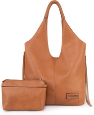 Montana West Slouchy Hobo กระเป๋าสำหรับผู้หญิงนุ่มออกแบบกระเป๋าสะพายสุภาพสตรียอดจับกระเป๋าถือ