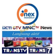 Rcv Nex parabola paket MNC grup, TRANS7 TRANSTV 6&amp;12 bulan