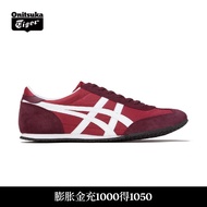 Onitsuka Tiger鬼塚虎男女轻便透气运动休闲鞋慢跑鞋子MACHU RACER 暗红色 41.5