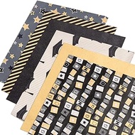 WRAPAHOLIC Graduation Tissue Paper Bulk - 60 Sheets Gift Wrapping Paper Black and Gold Congrats Grad Star Grad Cap for Gift Wrapping, Arts &amp; Crafts, Packing and Decorations - 14x20 Inch