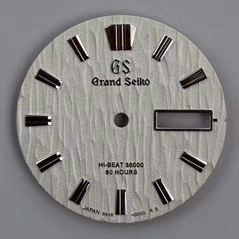 28.5mm NH36 dial new model GS mechanical watch without luminous markings GS logo dual calendar for S