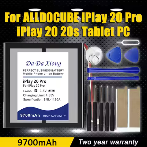 Brand-New iPlay 20 Pro 9700mAh Battery for CUBE ALLDOCUBE iPlay 20 Pro / iPlay 20 20s Tablet PC Batt
