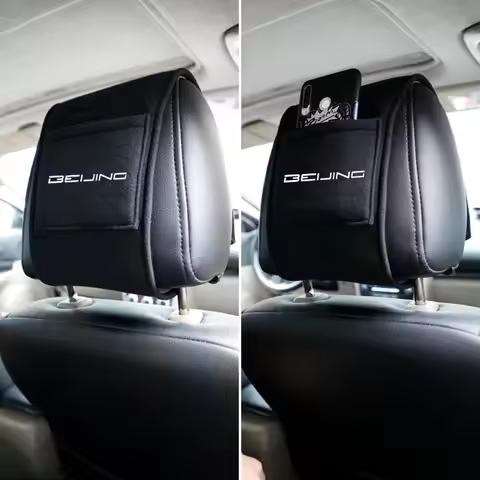 Car Seat Cushion Headrest Cover For BAIC Senova X25 X35 X55 X65 Beijing BJ20 EV2 EV5 BJ40 EC3 EC5 EU
