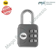 Luggage/travel Padlock YP1 28mm Yale Colored Gray 3 digit Combination