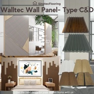 WALLTEC SOLID PVC WALL PANEL -TYPEC&amp;D /PANEL HIASAN DINDING MODEN/ HIASAN DINDING / PANEL HIASAN SILING DIY INSTALLATION