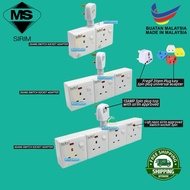 huavy duty plug socket adepter 4gang 3gang 2gang