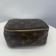 LOUIS VUITTON Monogram Packing Cube PM金扣手拿包啡色
