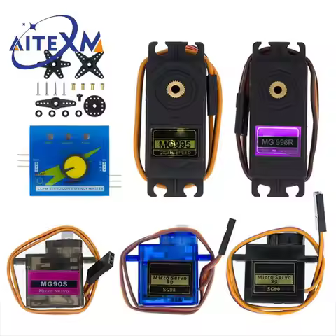 Smart Electronics Rc Mini Micro Classic Servo Tester SG90 MG90S MG995 MG996 Plastic Gear for Arduino