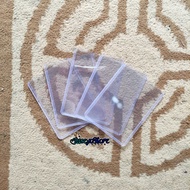 Kpop toploader photocard 35pt thick thin regular without hole deco toploader