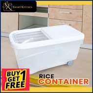 ∮∮∮ BUY 1 GET 1 Rice Container with lid and wheel citylife