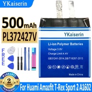 YKaiserin Baery PL372427V for Huami AMAZFIT T-Rex Res Sport 2 3 Sport2 A1602 A1612 A1928 2 A1609 A1619 Smart Watch Bater