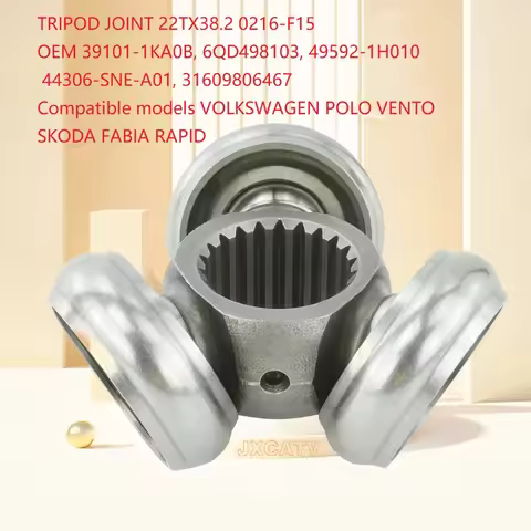 22TX38.2 TRIPOD JOINT For VOLKSWAGEN POLO VENTO & SKODA FABIA RAPID 39101-1KA0B 6QD498103 49592-1H01