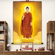 Nanwu Master Sakyamuni Buddha Portrait Buddha Painting Sakyamuni Buddha Silk Scroll Painting Buddha 