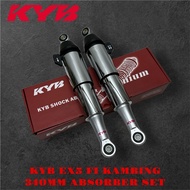 Absorber KYB STD CHROME W110 / W125 /DASH110/125 340mm