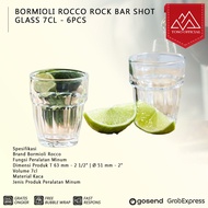 6pcs Espresso Glass Coffee Shot Glass Wine Bormioli Rocco Rock Bar 7cl