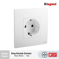 Legrand Mallia Sense - Schuko Socket - 16A