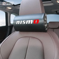 Sieece For NISMO Car Neck Pillow Carbon Fiber Auto Headrest Pillow Memory Foam Pillow Car Headrest Pillow Car Accessories For Nissan Qashqai Sentra Altima Kicks Note NV200 Serena NV350 X Trail March Sylphy Patrol Frontier GTR Elgrand NP300 Tiida Almera