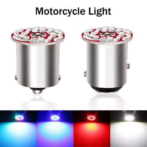 1156 1157 30SMD LED Motorcycle Car Headlight Bulbs Lamp Flashing Motorbike Bright BAY15D BA15S P21/5