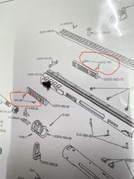 KWA KSC BERETTA貝瑞塔 PMX # AKG-108側邊魚骨片固定螺絲 （一標一顆）