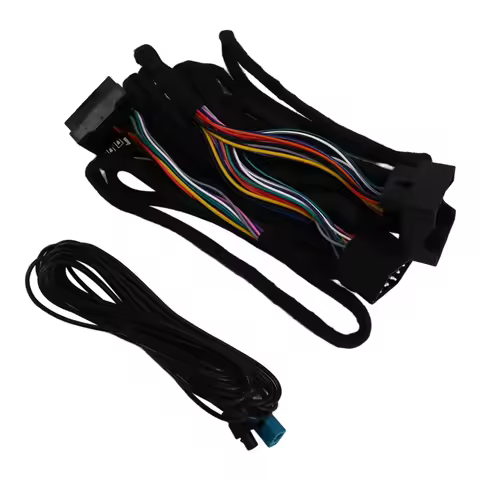 For BMW X5 M3 M5 E46 E38 E39 E53 17+ 40 Pin Fakra Antenna Power Android Head Unit To Radio 6M Extens