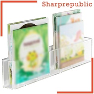 [Sharprepublic] Clear Acrylic Floating Wall Shelf, Kids Wall Bookshelf, Modern Shelf Wall Shelf