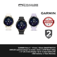 GARMIN VENU 4 (41MM / 45MM) |1.2" AMOLED FLASHLIGHT |10 DAYS BATTERY| MULTI-BAND GPS W/ SATIQ|ECG| H