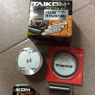 TAIKOM FZ150 / Y15ZR PISTON & RING SET 0 Y15 PISTON&RING COMP COMPLETE 0.50 1.00 57.5MM 58MM TAIKOM
