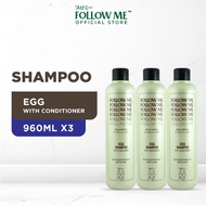 [TRIPLE PACK] Follow Me Shampoo 960ml - Egg