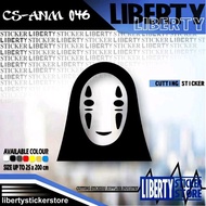 Cutting Sticker Ghibli No Face Kaonashi Totoro | Cutting Sticker Ghibli No Face Kaonashi Totoro