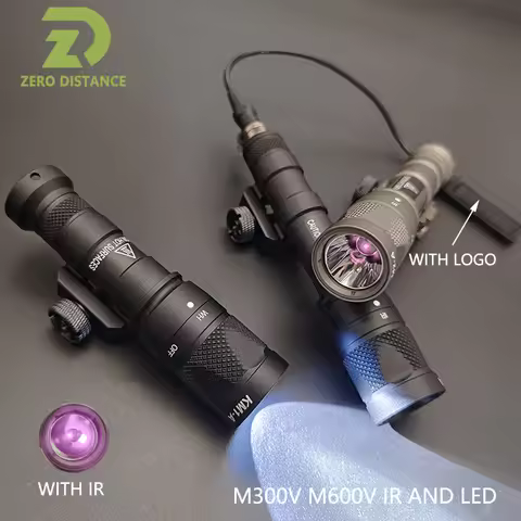 SF M600V M300V M300B IR Light LED White Scout Flashlight M300 M600 Series Upgrad IR Hunting Light Ai