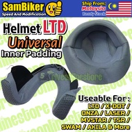 LTD Helmet Padding Replacement XDOT G518 G618 LTD / X-DOT / ONZA / LASER / MVSTAR / TSR / SWAM / AKI