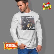 J Dilla Donuts Long Sleeve T-Shirt 100% Cotton Combed 30s
