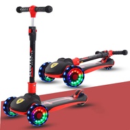 dnqry7 Outdoor Kick Scooters for Children, 3 Wheels, 3 Wheels, 2 in 1, Kick Scooters, Foot Scooter, Toys Kids Scooters