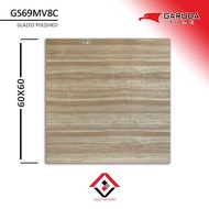 granit 60x60 - motif kayu glossy - garuda gs69mv8c