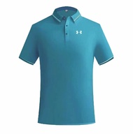 THE GOLF GRIP เสื้อกอล์ฟผู้ชาย แขนสั้น คอปก สีล้วน YFM003