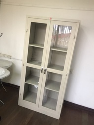 Lucky World ตู้บานเปิดกระจกใส 4 ช่อง KWG-183