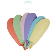 SHFY 6Pieces Colorful ABS Fan Blade for 52Cm Diameter E27 Ceiling Fan Light