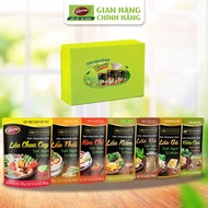 Hộp Xuân 7 gói Nước Dùng Lẩu Barona (Lẩu Thái Lẩu Kim Chi Lẩu Riêu Cua Lẩu Chua Cay Lẩu Bò Lẩu Gà Lẩ